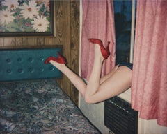 Motel 8 - Emma Summerton, Polaroid, Farbe, Beine, High Heels, Erotisch, Model