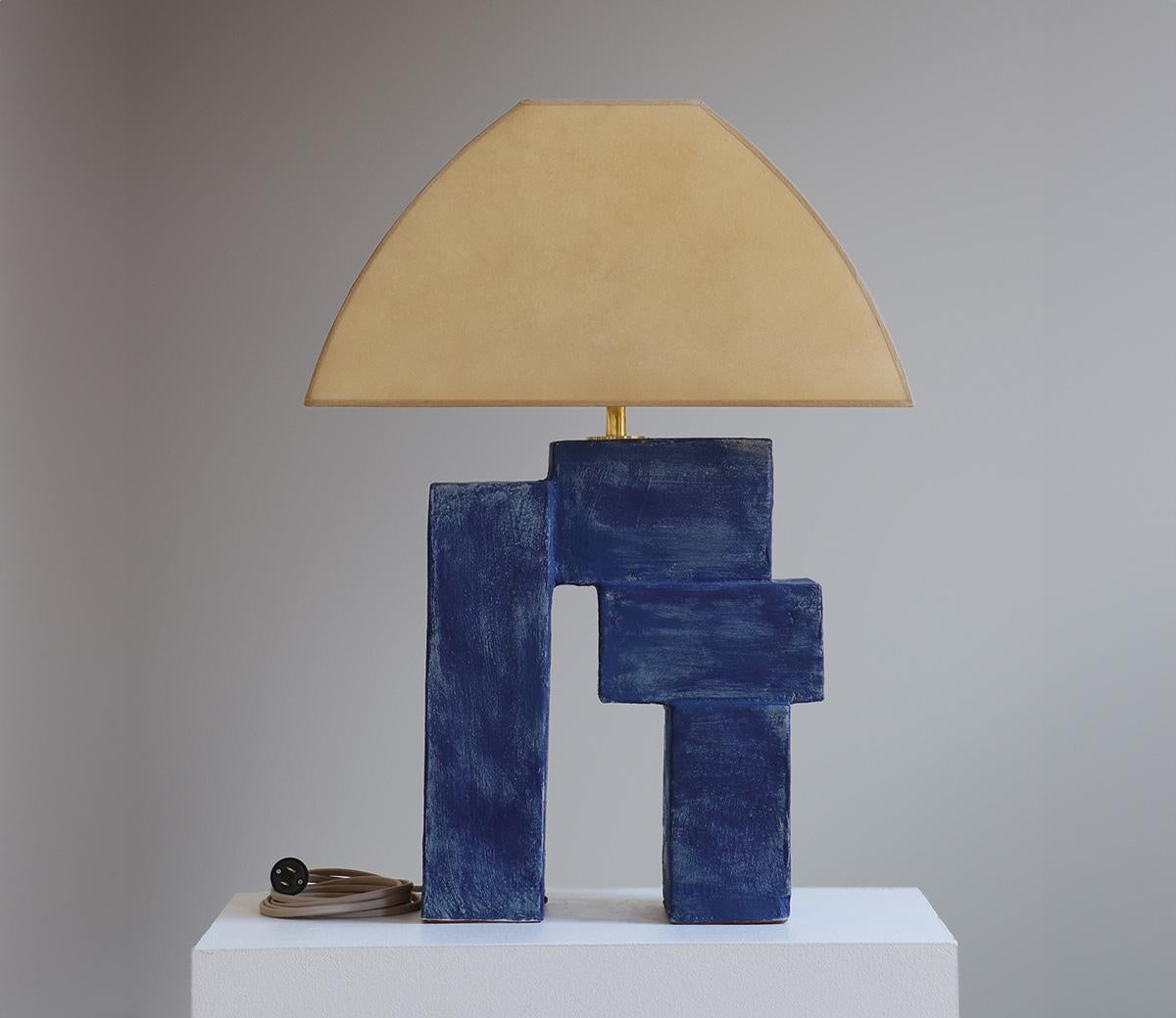 American Emma Table Lamp in Ceramic by Danny Kaplan Studio For Sale