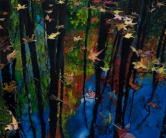 After Life / Amongst The Trees / Inversion / Greenbelt II, landscape painting