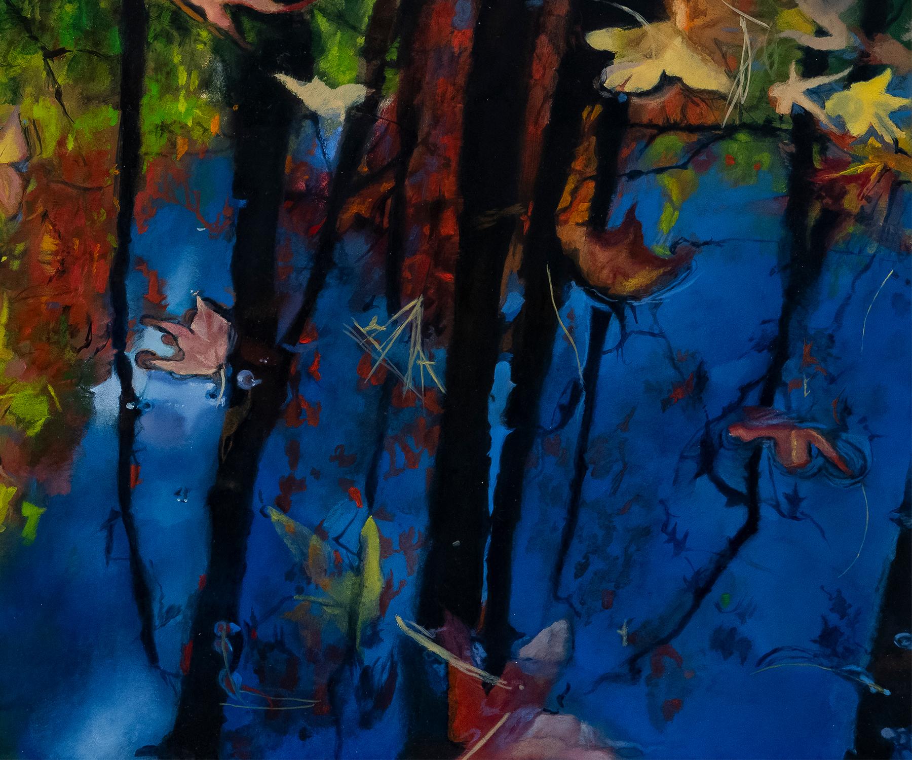 Nach Leben / Amongst The Trees / Inversion / Greenbelt II, Landschaftsgemälde – Painting von Emma Tapley