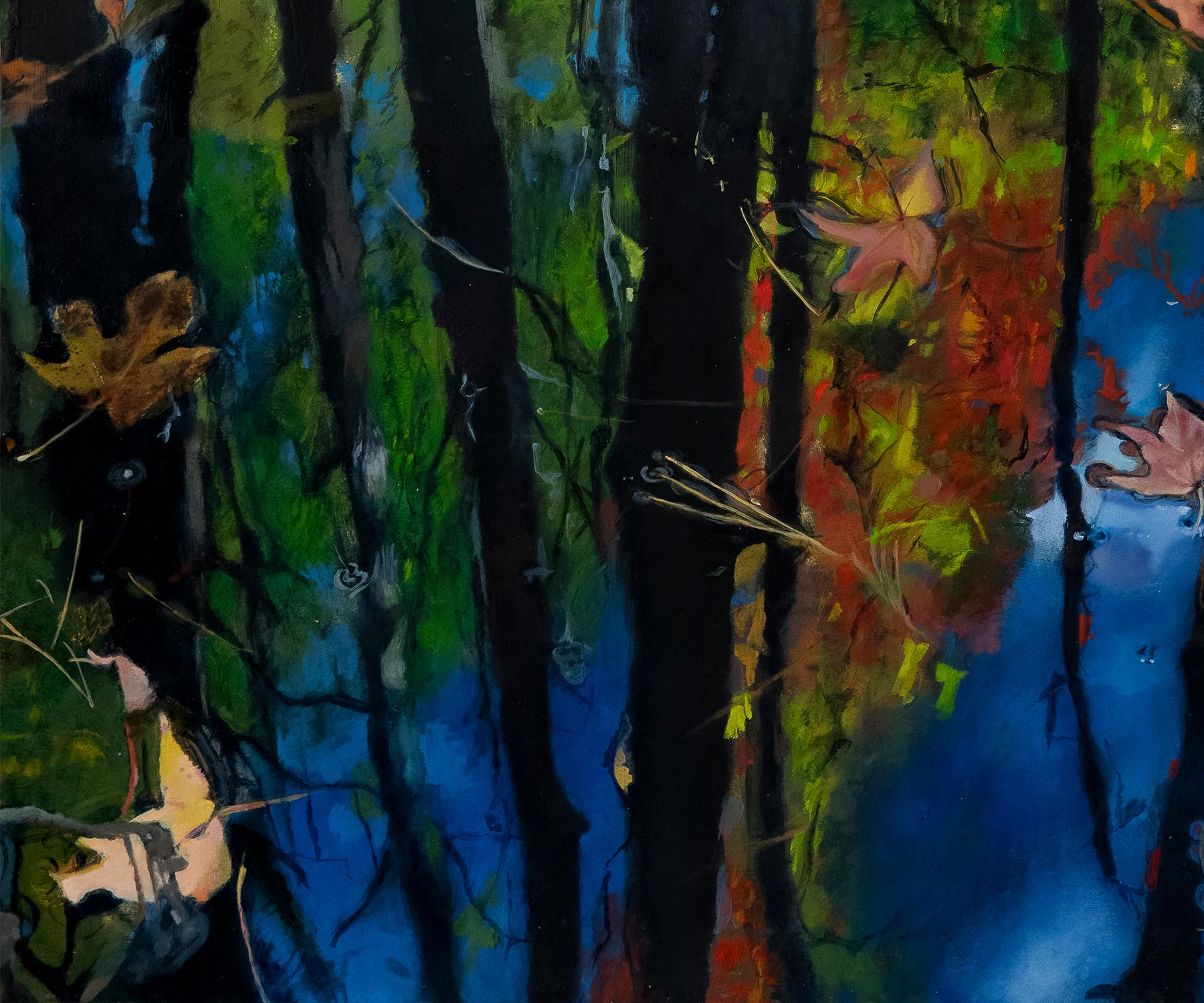 Nach Leben / Amongst The Trees / Inversion / Greenbelt II, Landschaftsgemälde (Abstrakter Impressionismus), Painting, von Emma Tapley