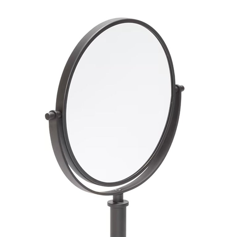 Emma Travertine Stand Mirror For Sale at 1stDibs