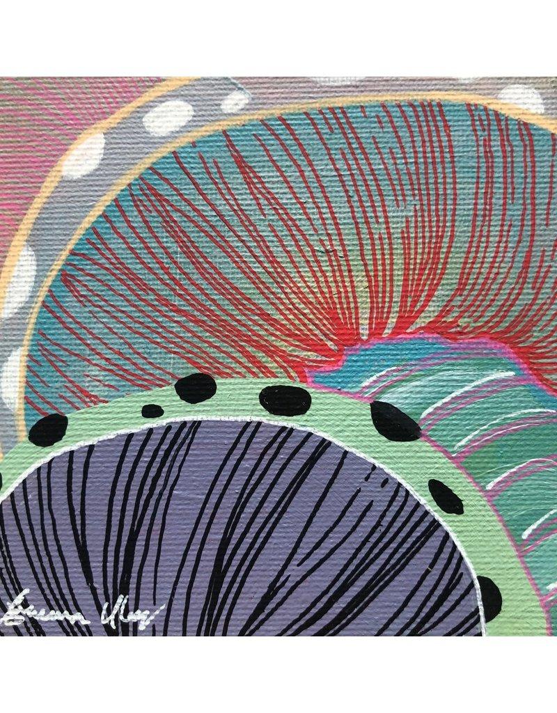 Emma Uber Abstract Painting - Deathcap (Original)