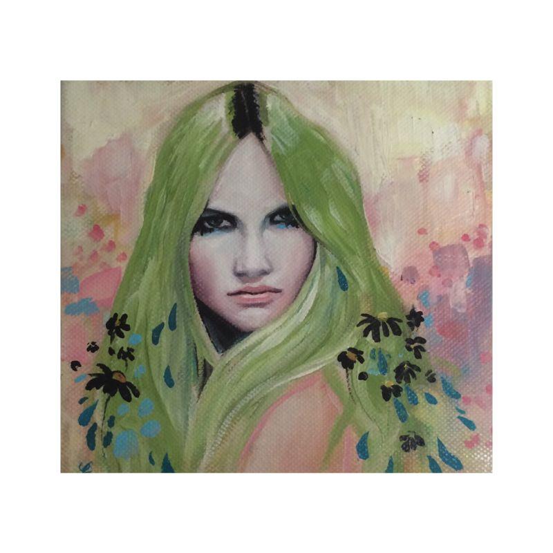 Emma Uber Figurative Painting - Envy (Original)