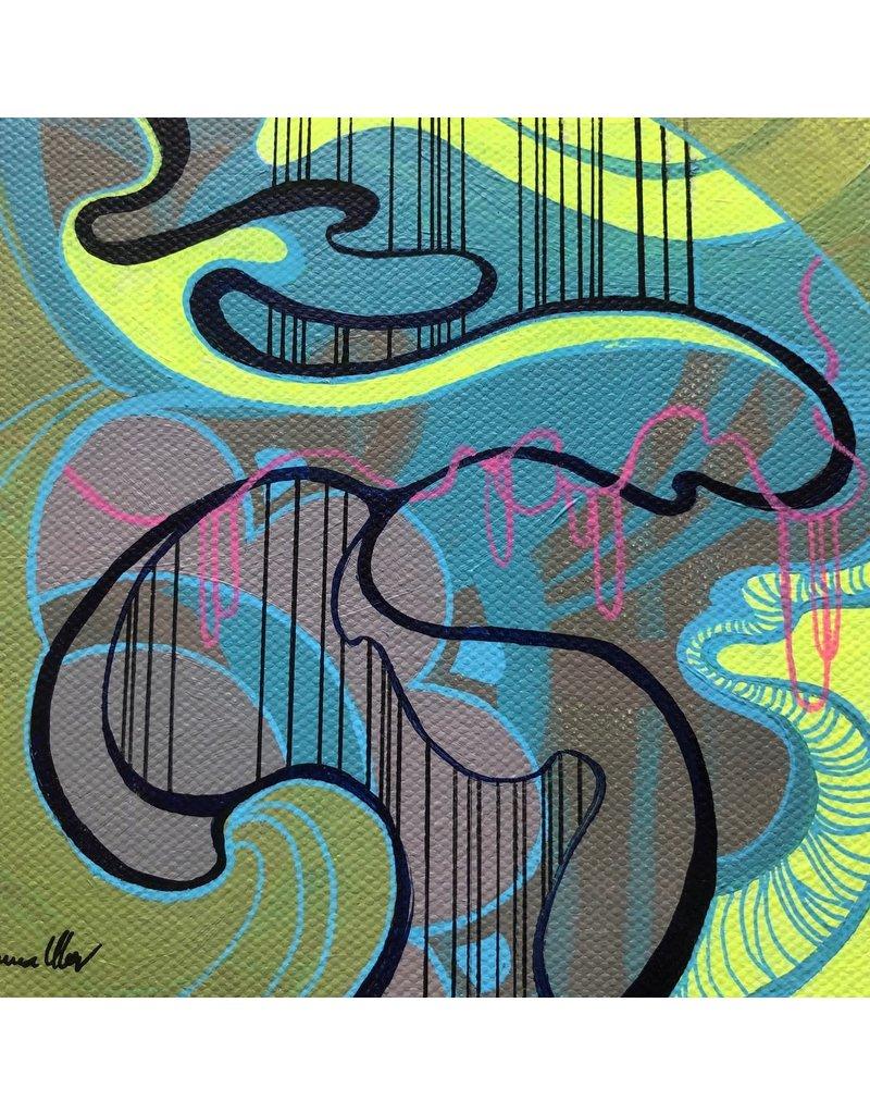 Emma Uber Abstract Painting - Jungle (Original)