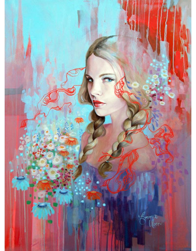Emma Uber Figurative Painting - The Red Weed (Original)