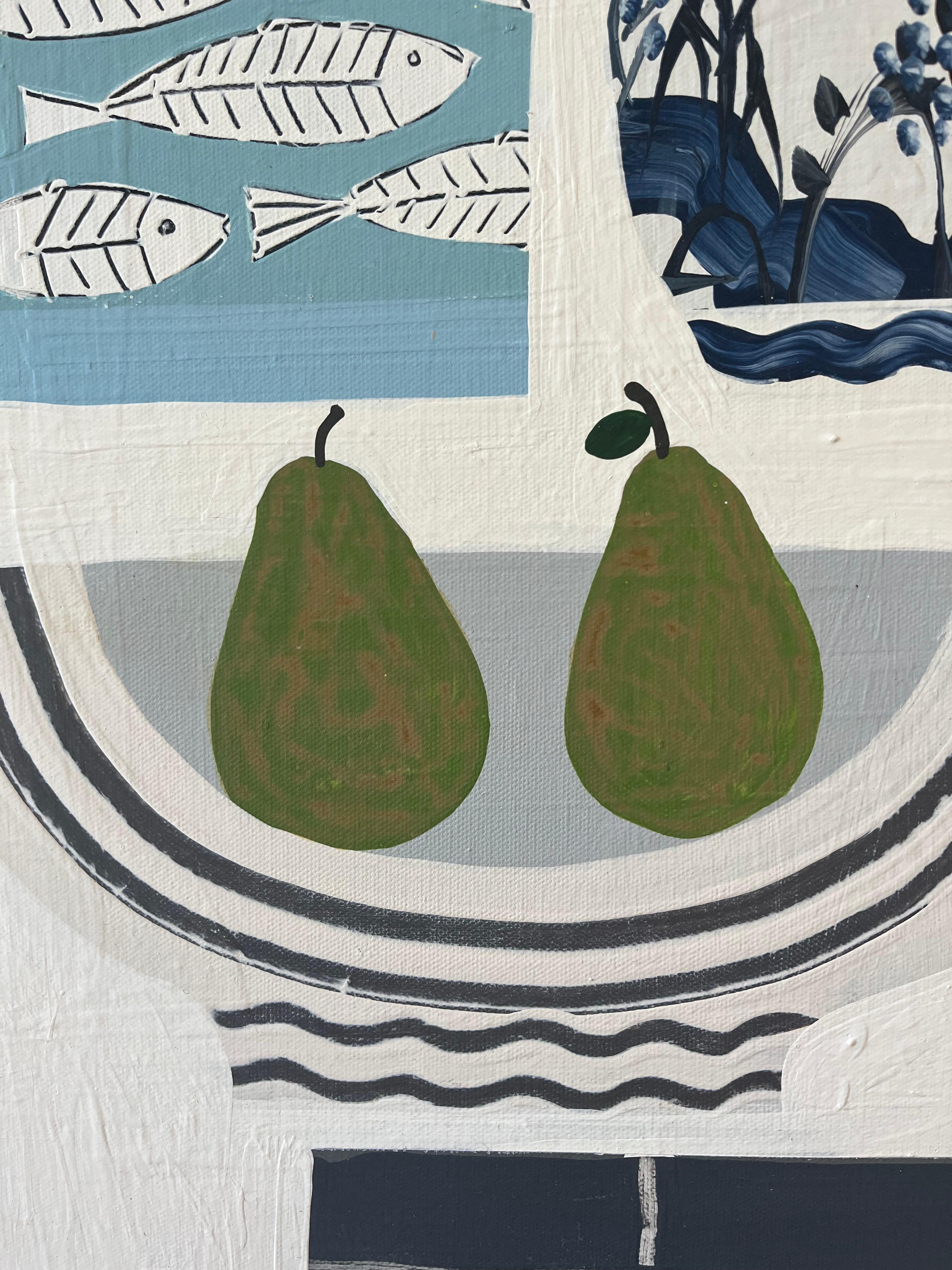 Large Modern British Still Life with Aldeburgh beyond 2