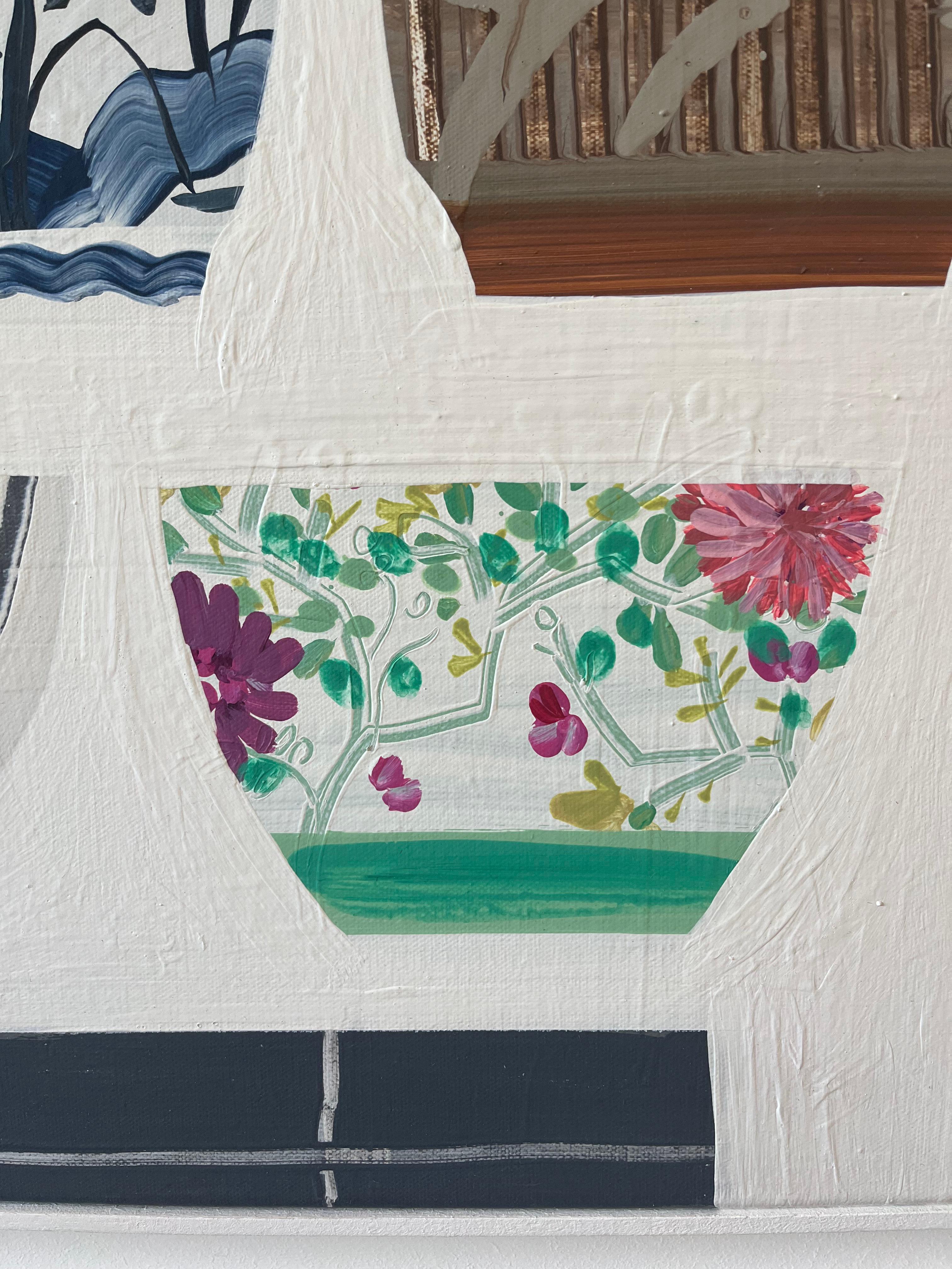 Large Modern British Still Life with Aldeburgh beyond 3