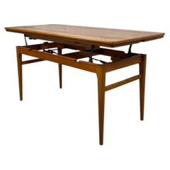Emmaboda Möbelfabrik Swedish Mid-Century Modern Expanding Dining Table in Teak