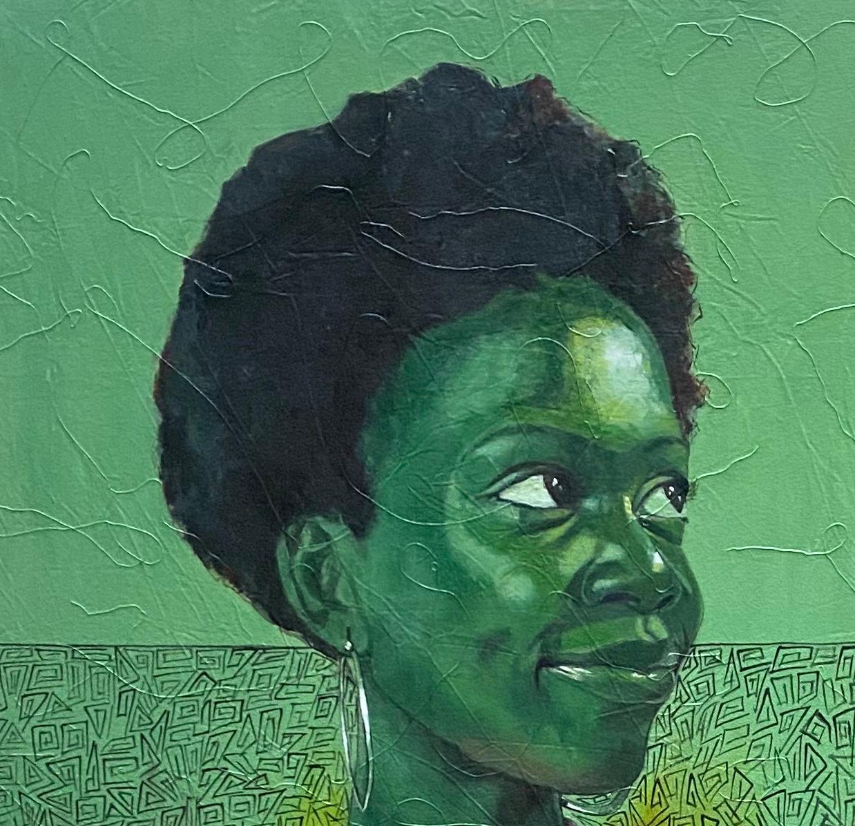 Hopeful - Painting by Emmanuel Amiolemen