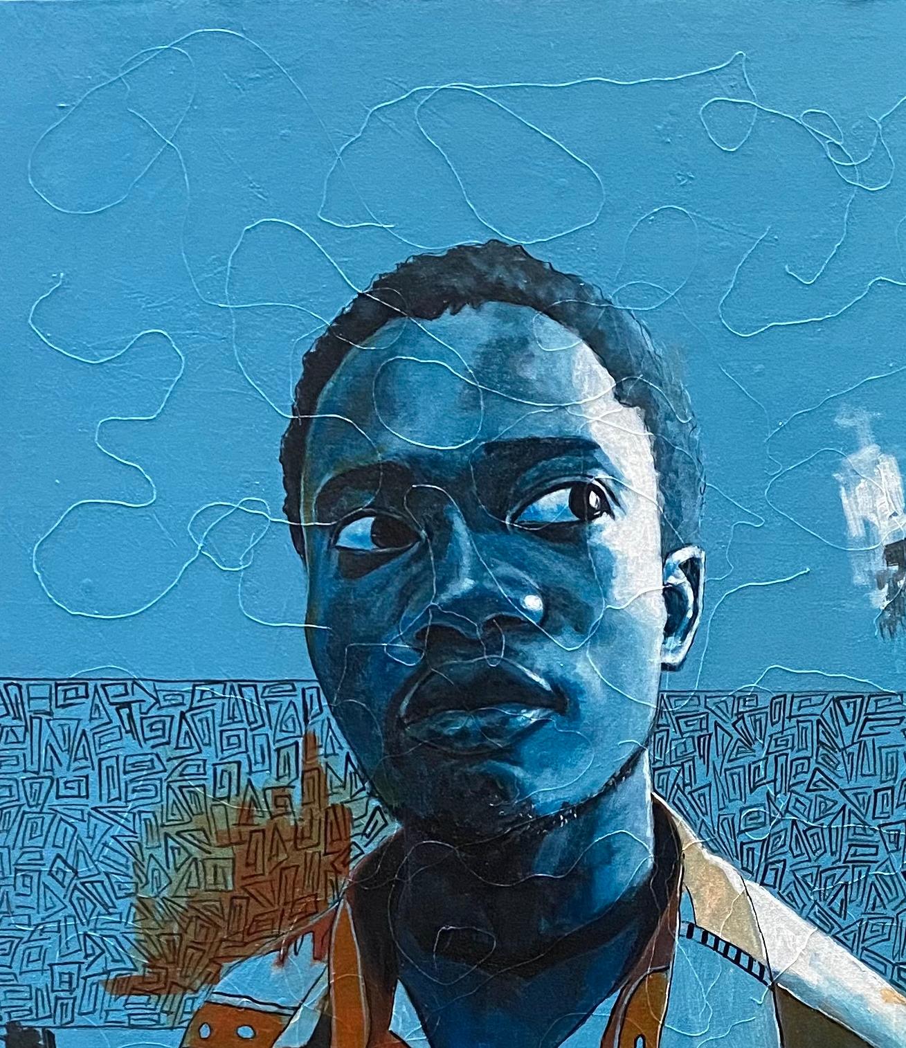 E poi? - Painting di Emmanuel Amiolemen