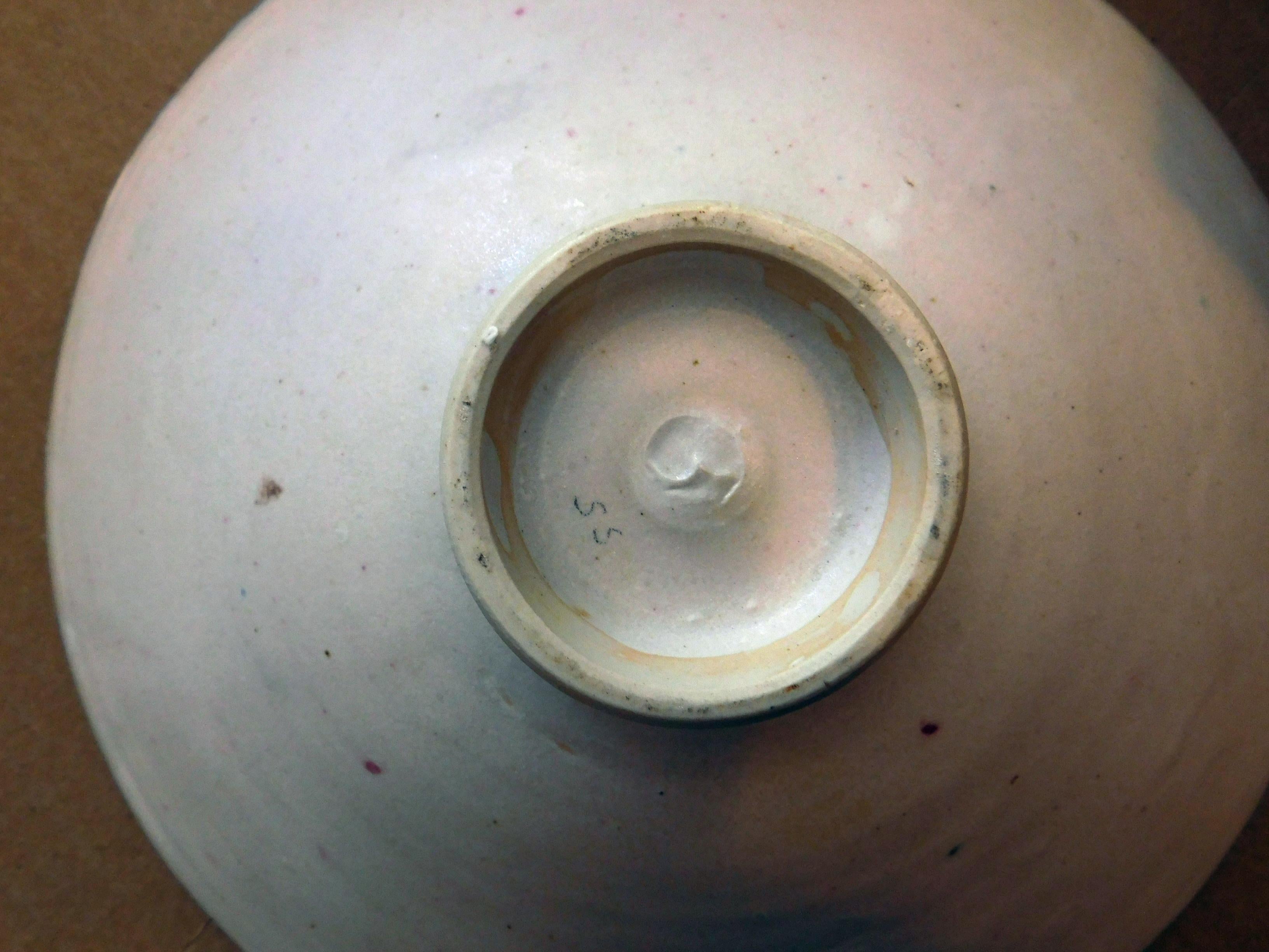  Emmanuel Cooper Important British Ceramist Flared Footed Studio Bowl For Sale 3
