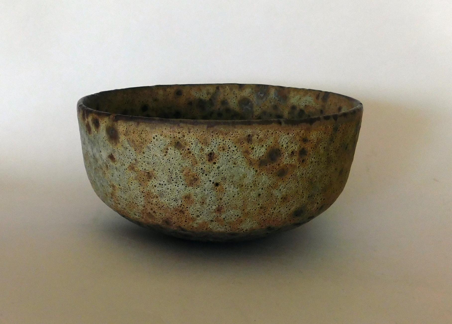 Emmanuel Cooper Important British Ceramist Lava Glaze Studio Bowl For Sale 1