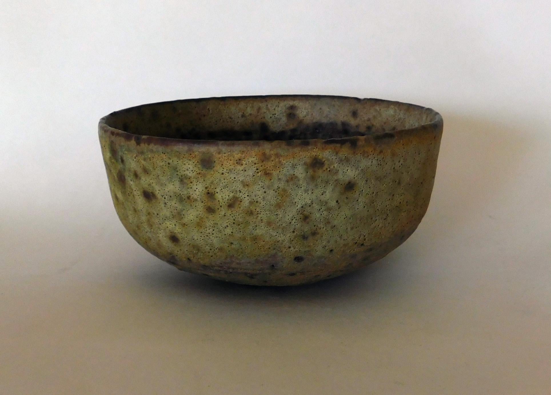 Emmanuel Cooper Important British Ceramist Lava Glaze Studio Bowl For Sale 3