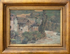 Emmanuel Costa Riverside Townes Paesaggio Dipinto