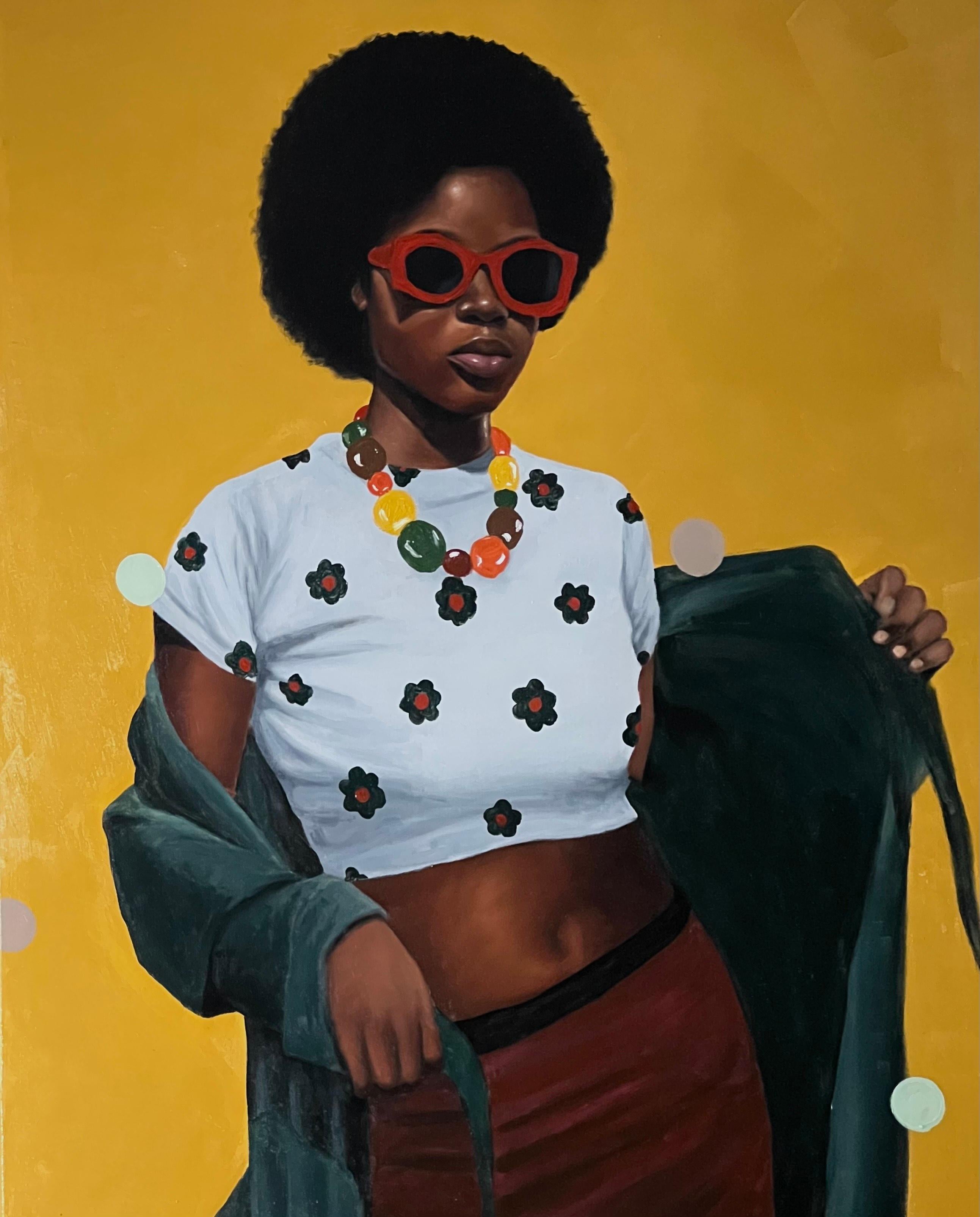 Fashionista 2 - 21e siècle, Contemporain, Portrait figuratif, Afrique Femmes