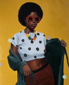 Fashionista 2 - 21e siècle, Contemporain, Portrait figuratif, Afrique Femmes