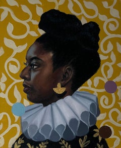 Royalty 1 - 21° secolo, Contemporaneo, Ritratto figurativo, Africa Donna