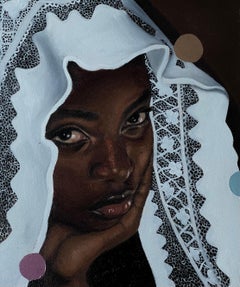 Stare 2 - 21° secolo, Contemporaneo, Ritratto figurativo, Africa Donna