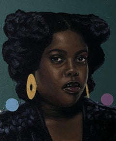 Stare 3 - 21st Century, Contemporary, Figurative Portrait, Africa Women