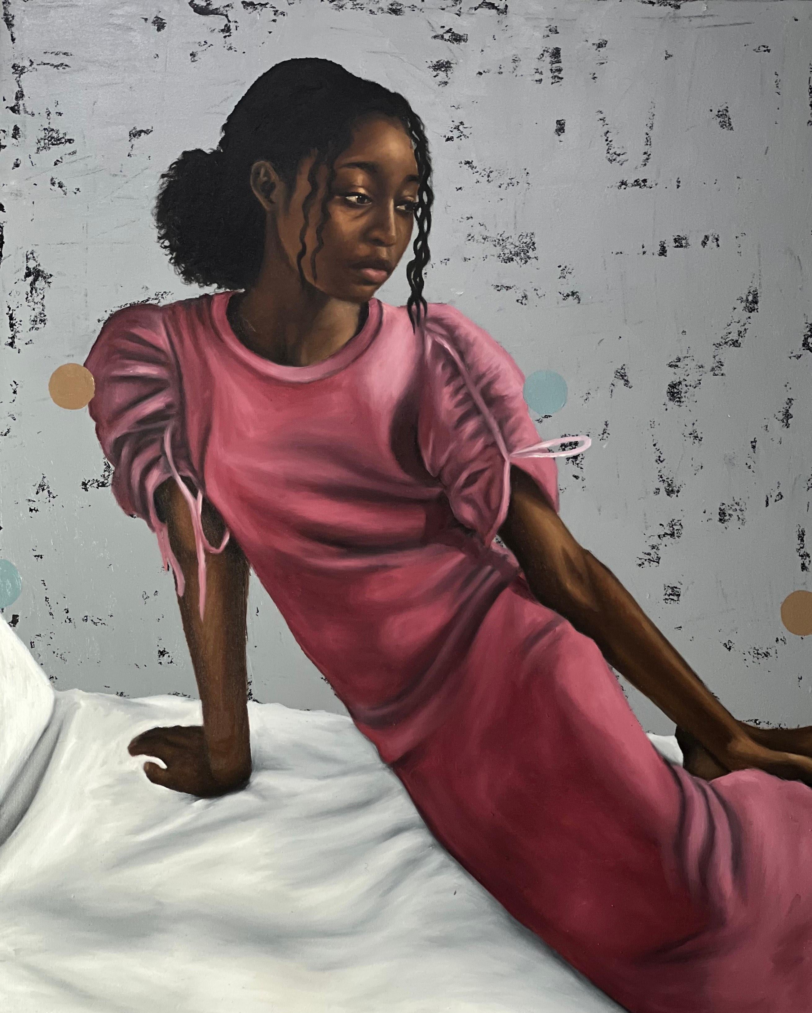 État d'esprit - 21e siècle, contemporain, portrait figuratif, santé mentale