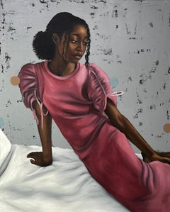 État d'esprit - 21e siècle, contemporain, portrait figuratif, santé mentale