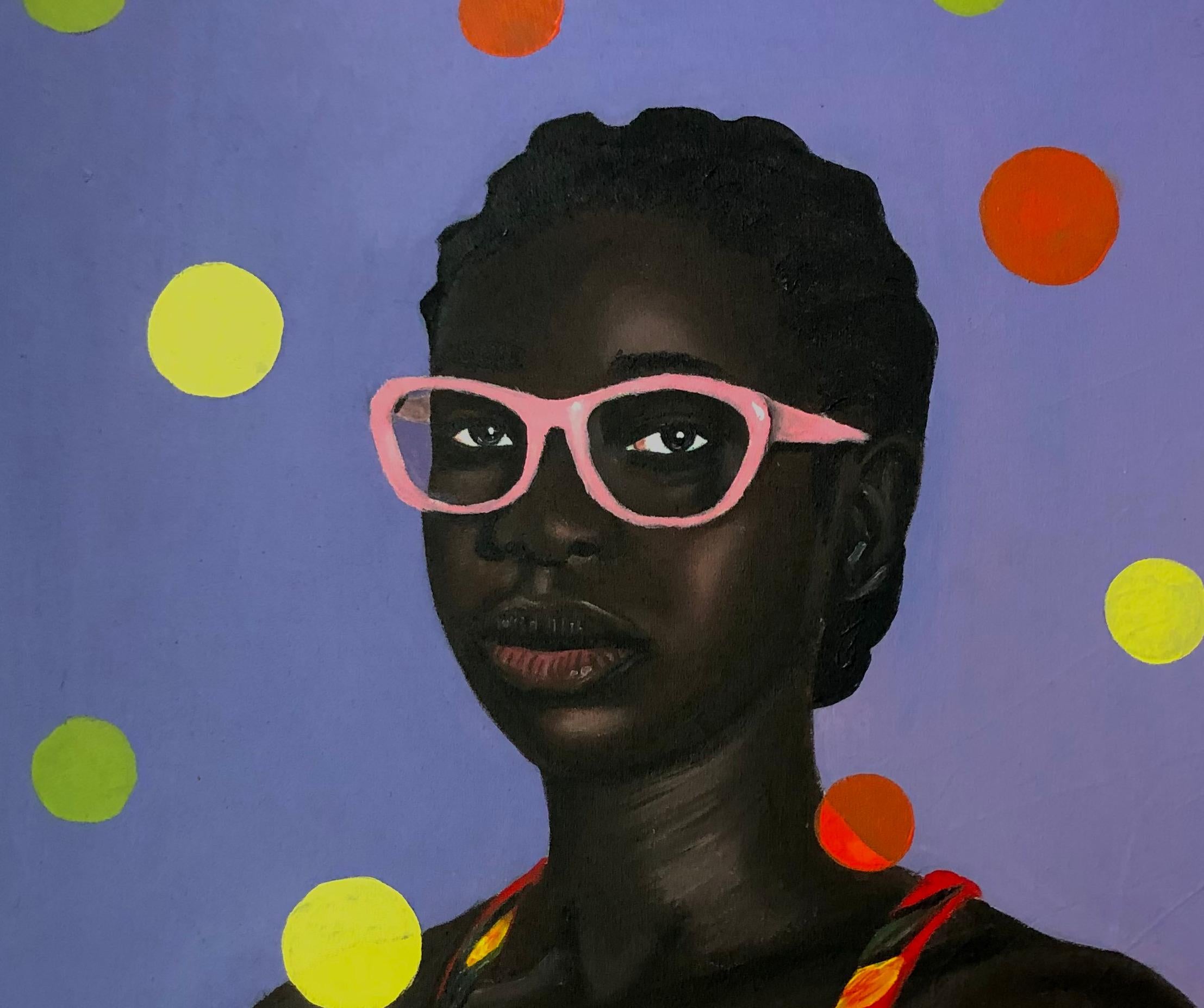The Beholder 1 - Painting by Emmanuel Daniel