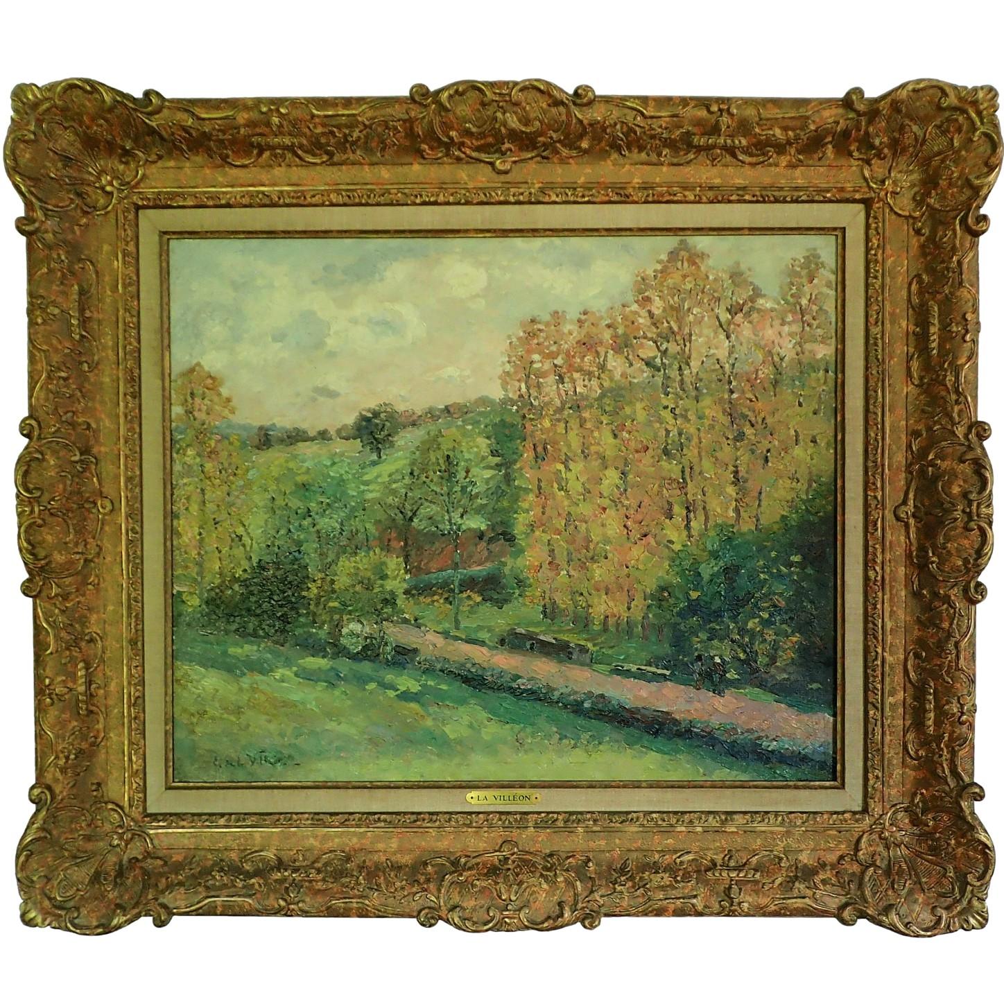 French Oil painting - The Poplars In Autumn 2