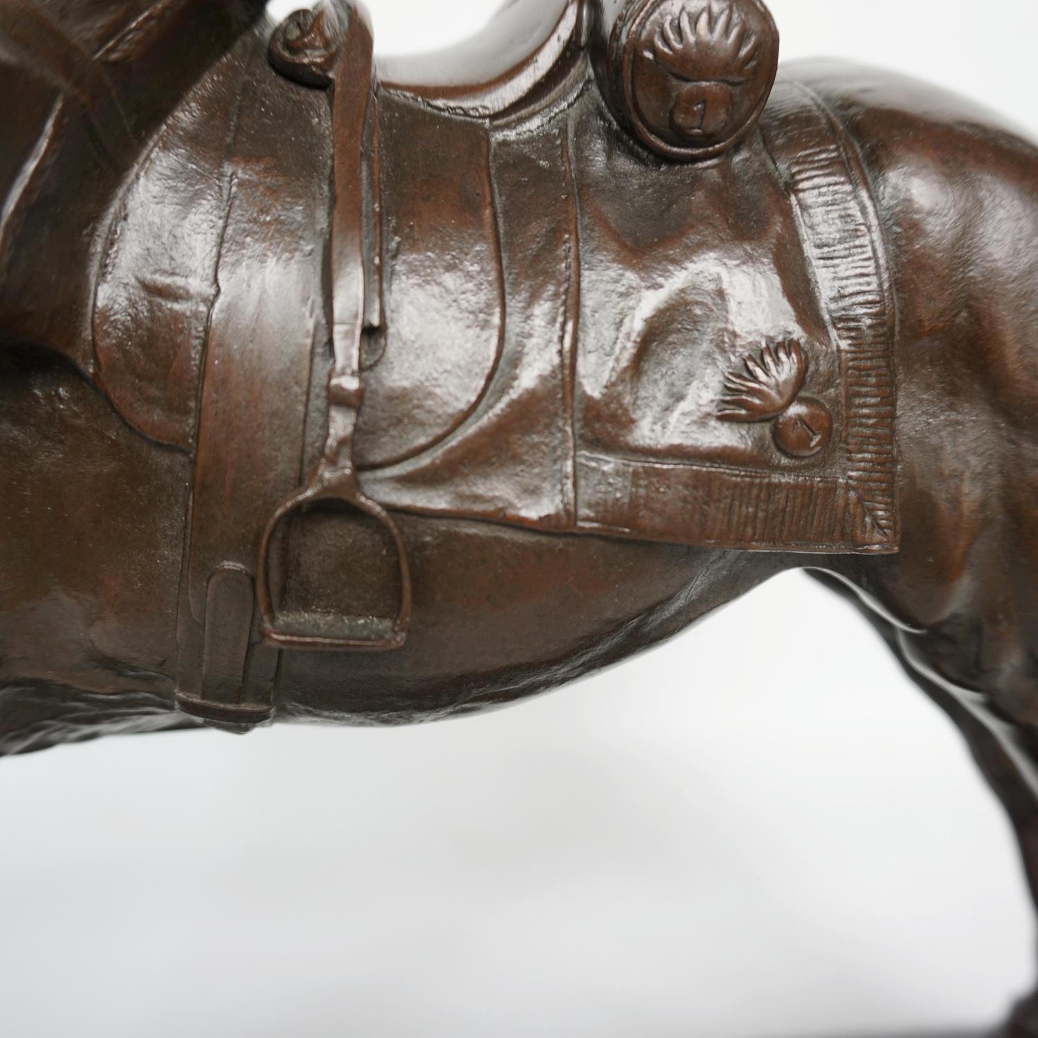 Emmanuel Fremiet 'War Horse' Bronze Sculpture, French, Circa 1860 5