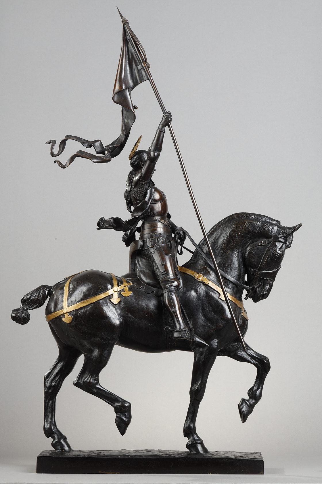 Giovanna d'Arco equestre - Sculpture di Emmanuel Fremiet