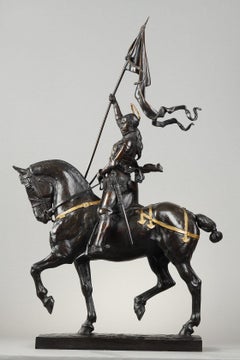 Antique Equestrian Joan of Arc