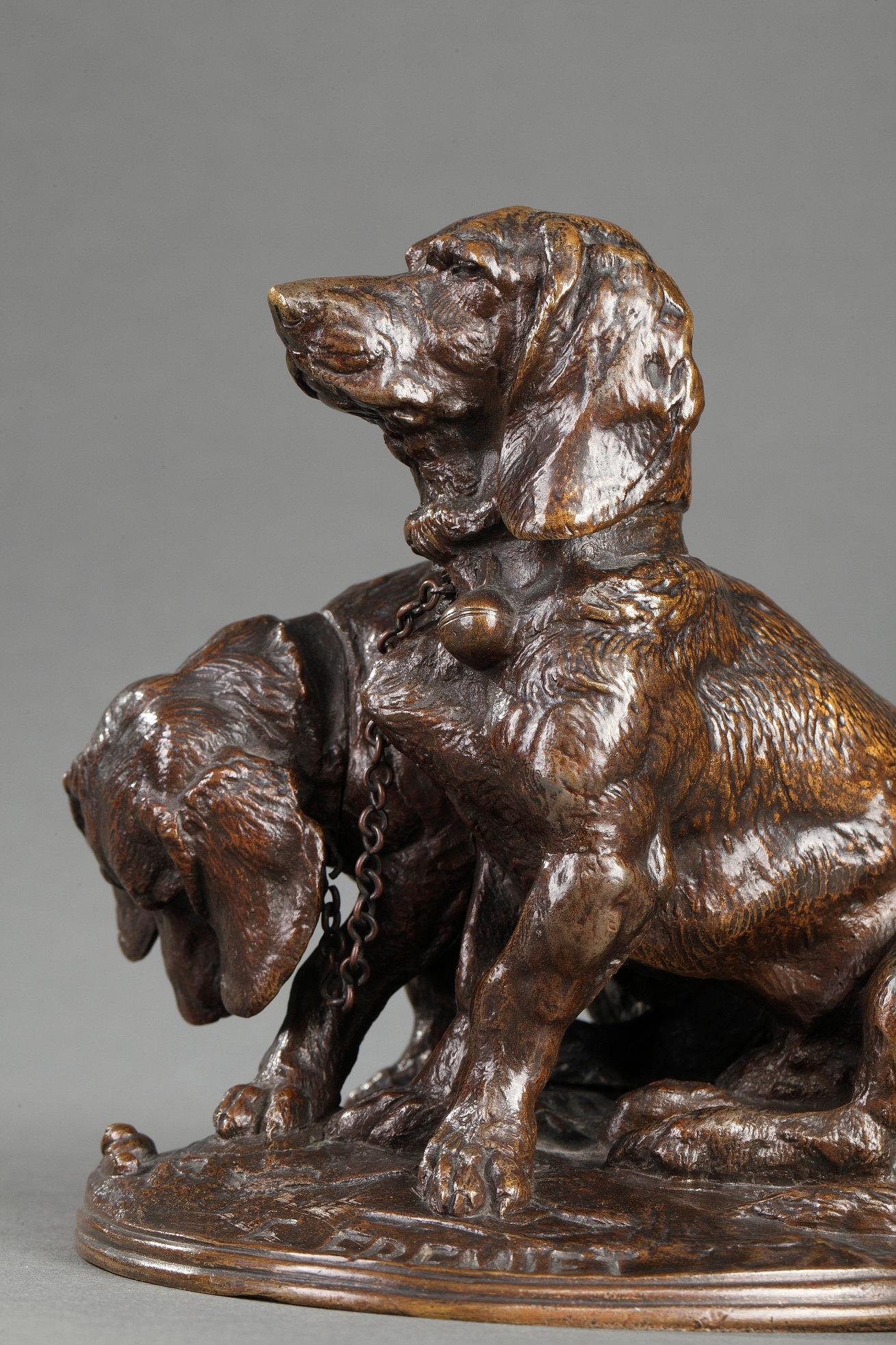 Ravageot et Ravageode - Sculpture de Emmanuel Fremiet
