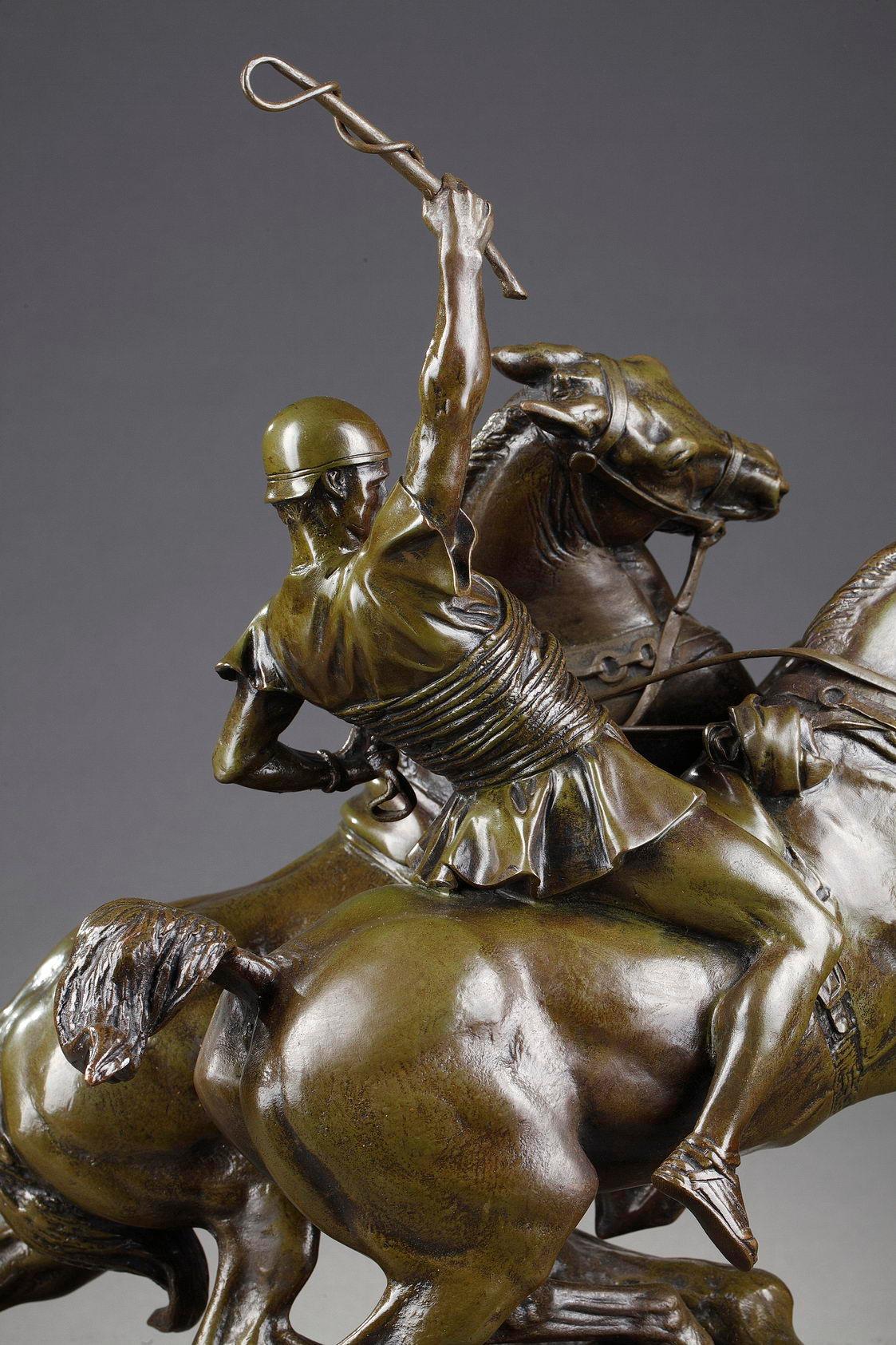 Roman driver on his chariot For Sale 7