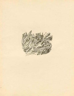 Selva africana - Litografía original de Emmanuel Gondouin - Años 30