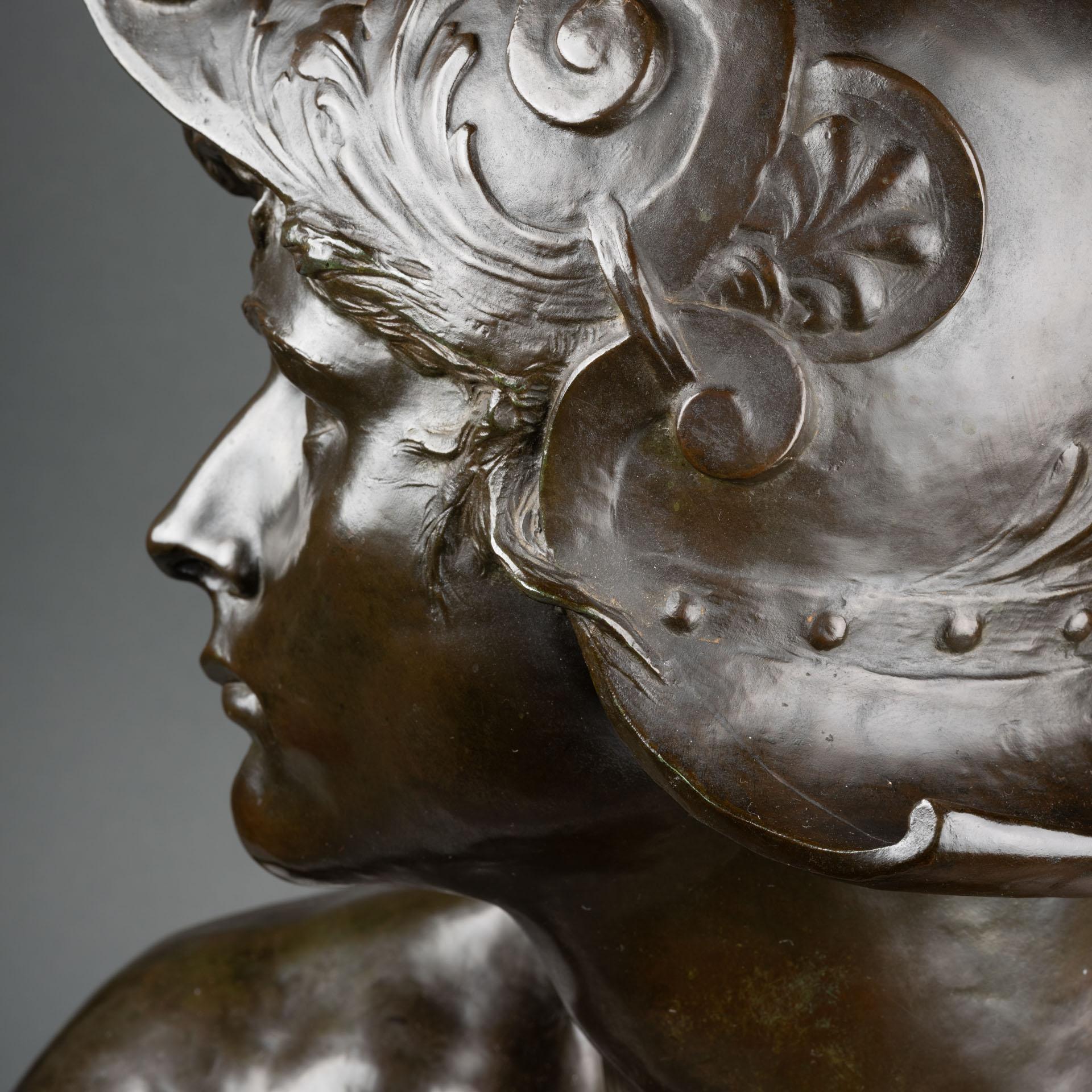 Patinated Emmanuel Hannaux: 