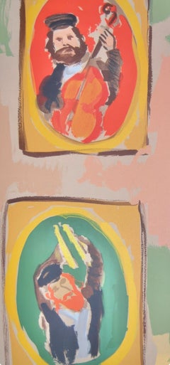 Emmanuel Mane-Katz, Ancêtres de Stempeniou, 1966 (d'après)