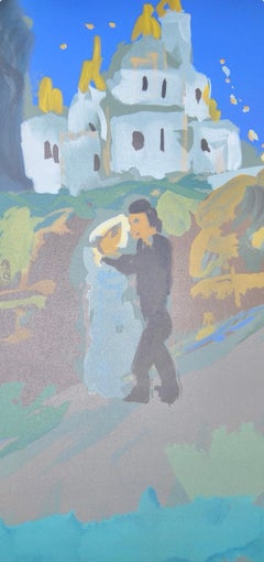 Emmanuel Mane-Katz, Beneath the Monastery Walls, 1966 (after)