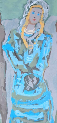 Emmanuel Mane-Katz, Rachel Between the Two Men, 1966 (after)