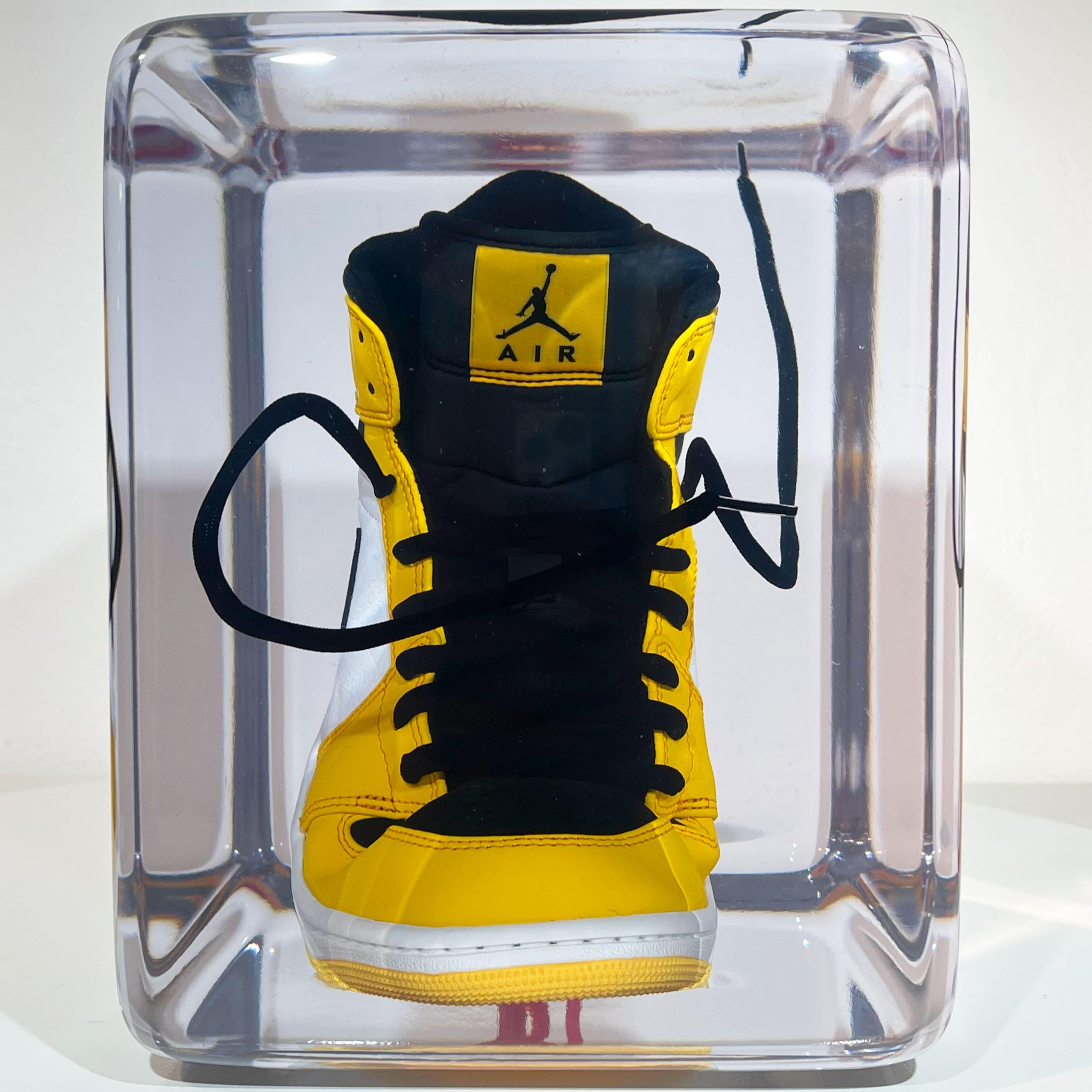 Sneakers & Gum Taxi Yellow tone Sculpture Edition 03/20 For Sale 1