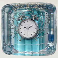 Time Bomb Aqua Large Sculpture