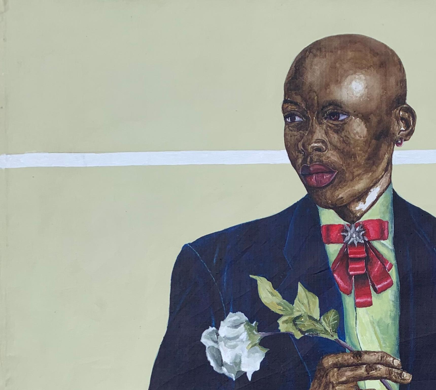 Amore da lontano 3 - Mixed Media Art Contemporaneo di Emmanuel Ojebola