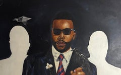 Messenger -21st Century, Contemporary, Figurative, People, Expressionism, Africa