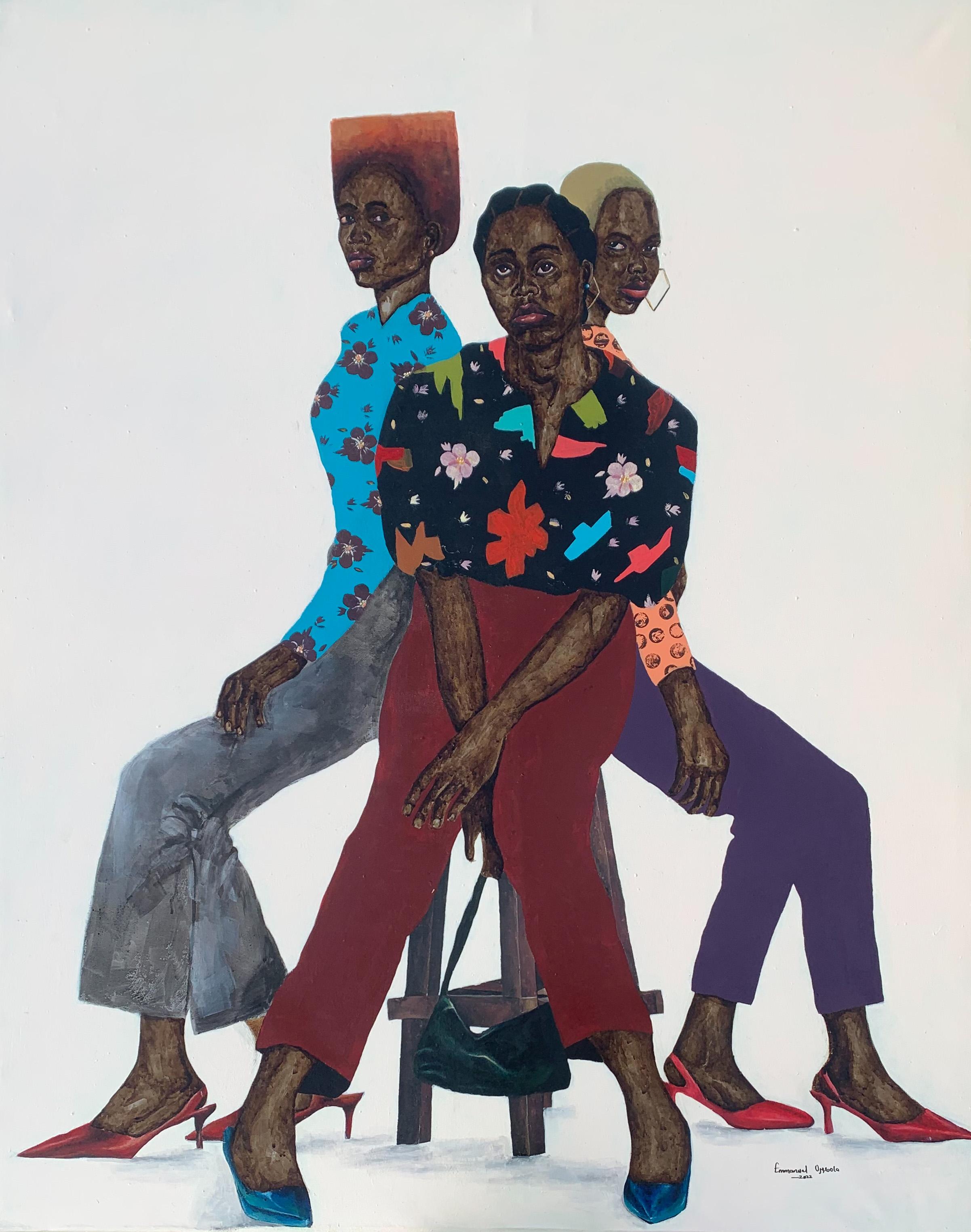 Emmanuel Ojebola Portrait Painting - Our Situation Shouldn't Define Us