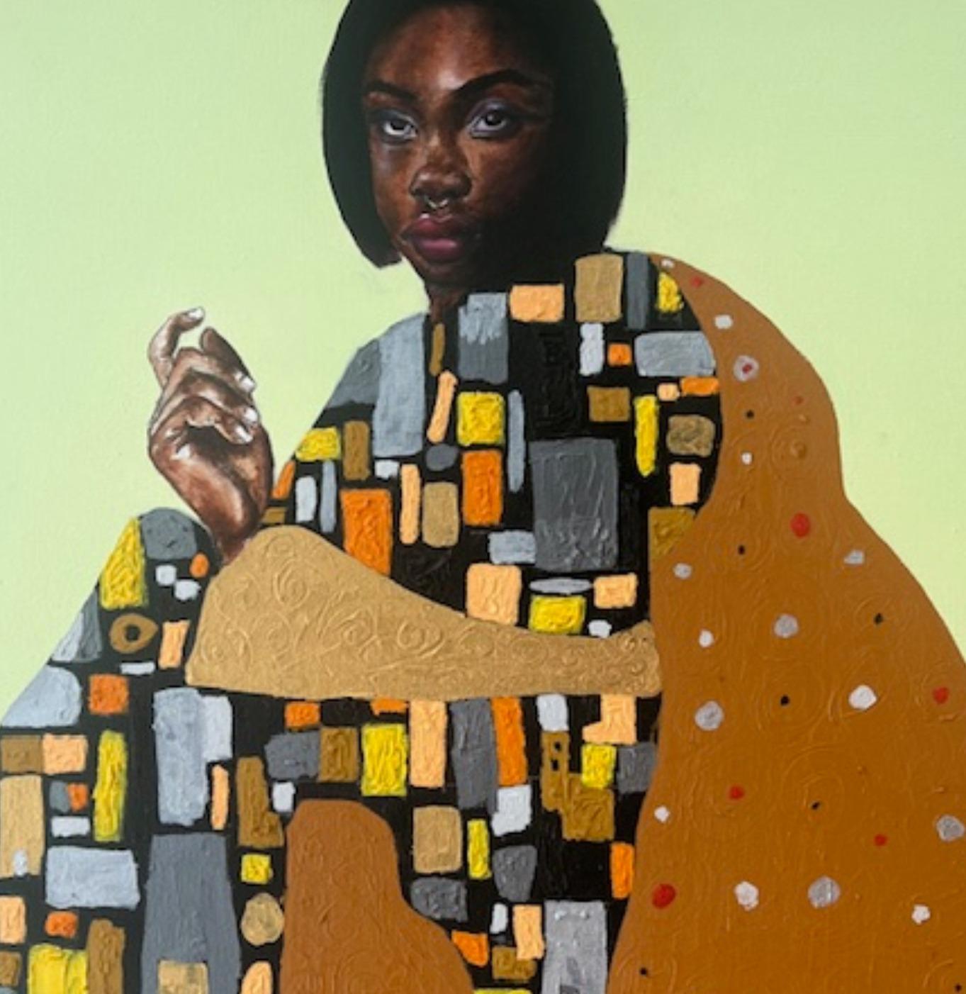 Versandverfahren
Versand in einem gut geschützten Rohr aus Nigeria
Dieses Werk ist ein Unikat, kein Druck oder eine andere Art von Kopie.
Begleitet von einem Echtheitszertifikat

Über den Künstler
Emmanuel Ojebola wurde in den späten 90er Jahren in