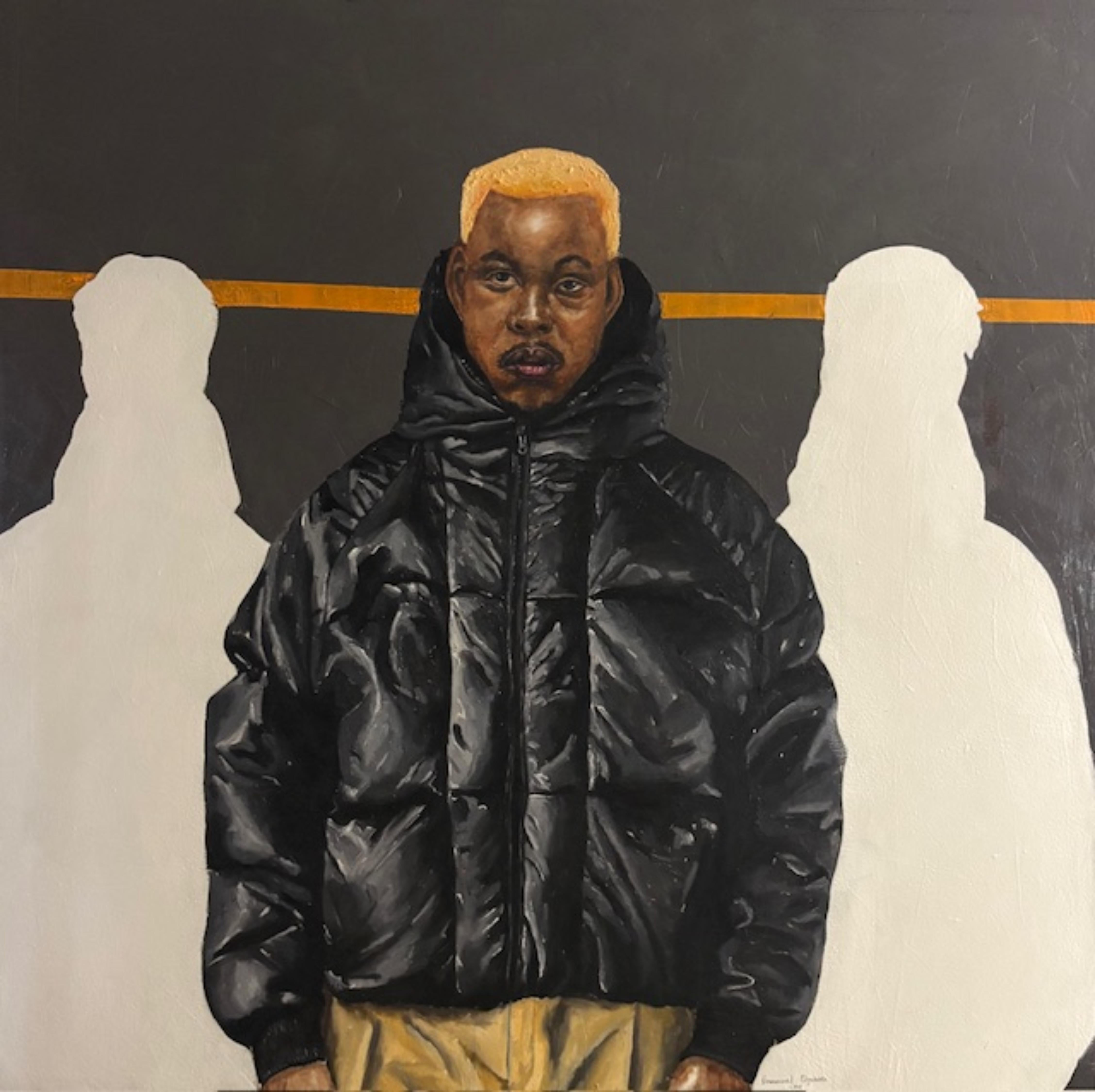 Silent Struggle -21st Century, Contemporary, Figurative, People, Expressionism