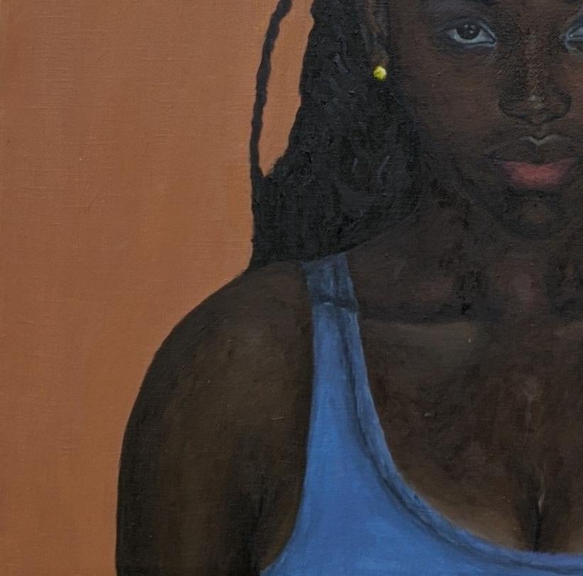 Bellezza nera - Painting Contemporaneo di Emmanuel Ojebola