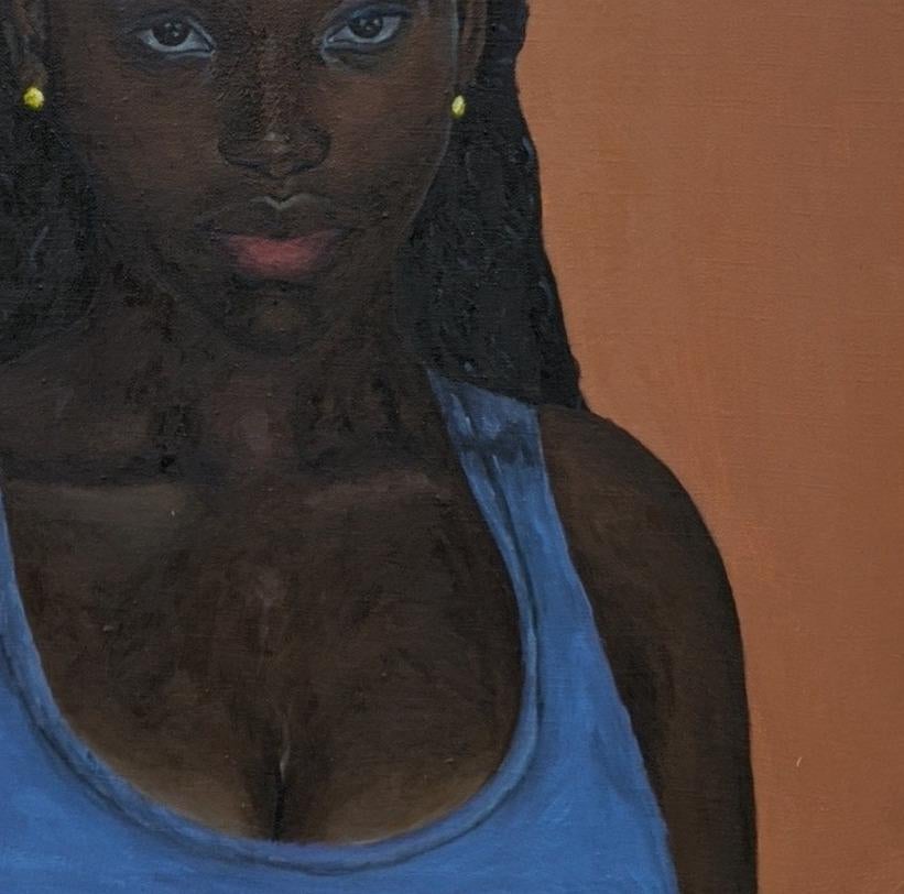 Bellezza nera - Interior Painting Marrone di Emmanuel Ojebola