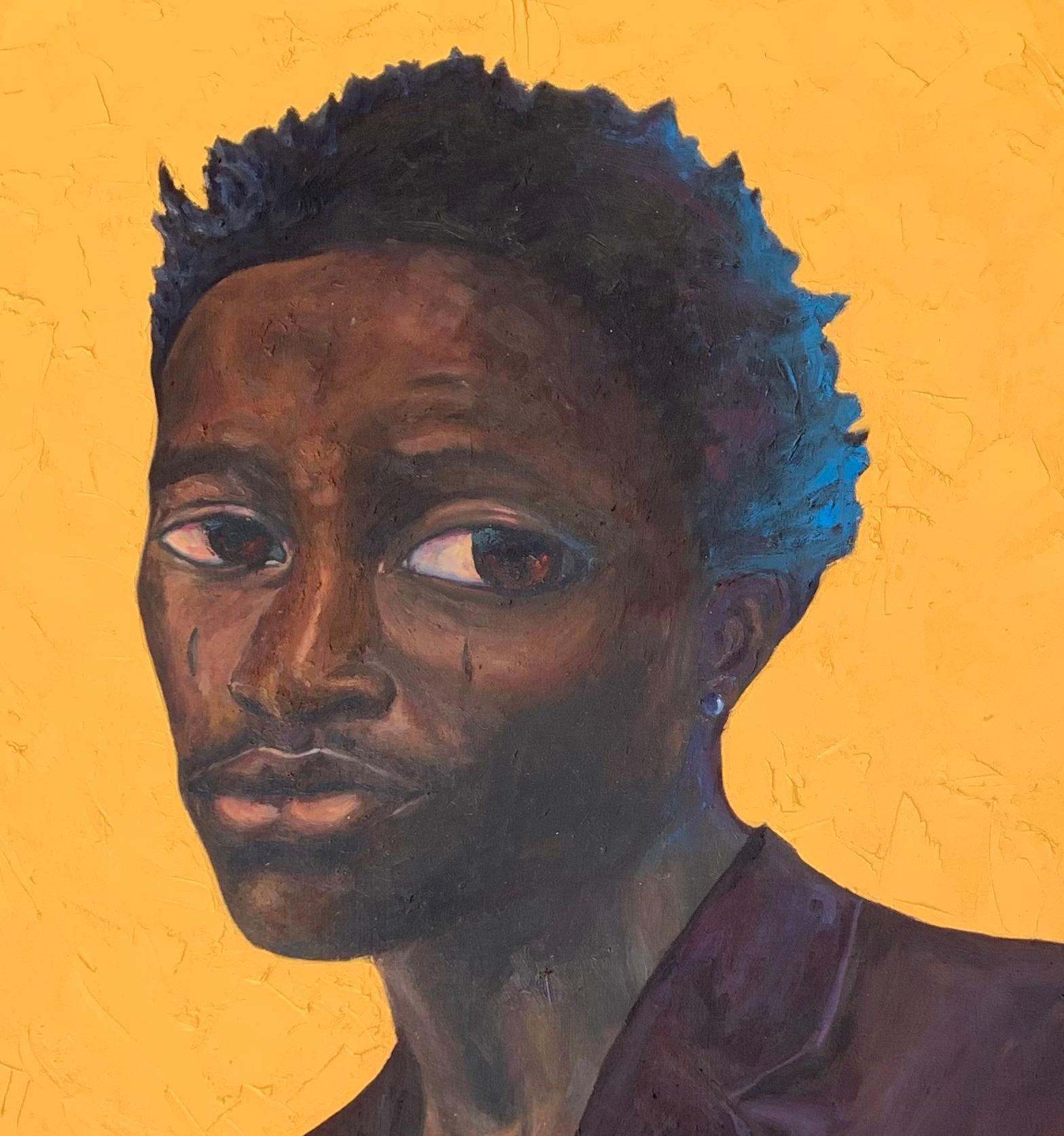 Ojulari III - Painting by Emmanuel Ojebola