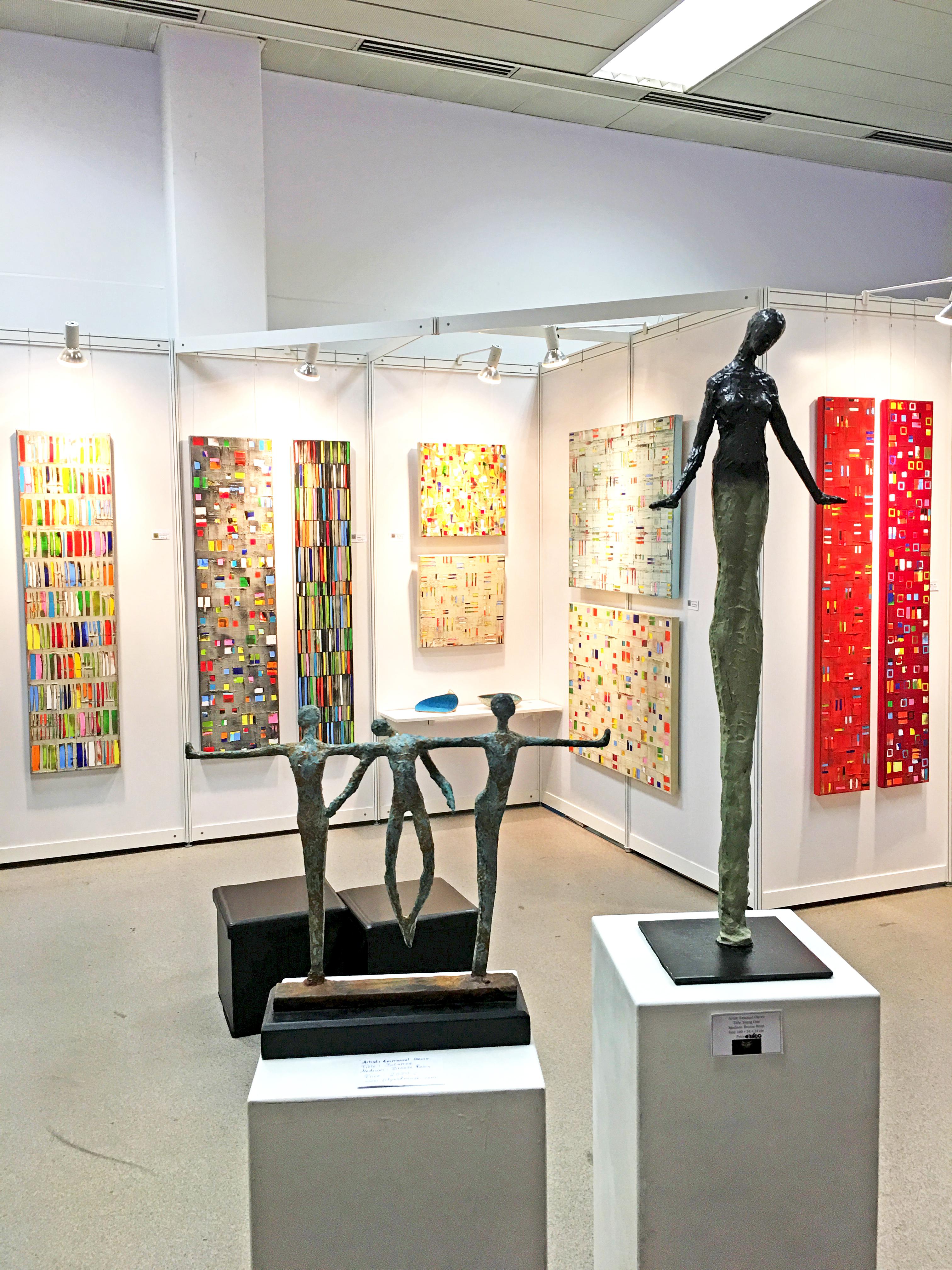 Young One di Emmanuel Okoro scultura di forma umana ispirata a Giacometti in vendita 15