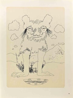 Hybrid- Creature - Phototype Print by Latis - 1970s